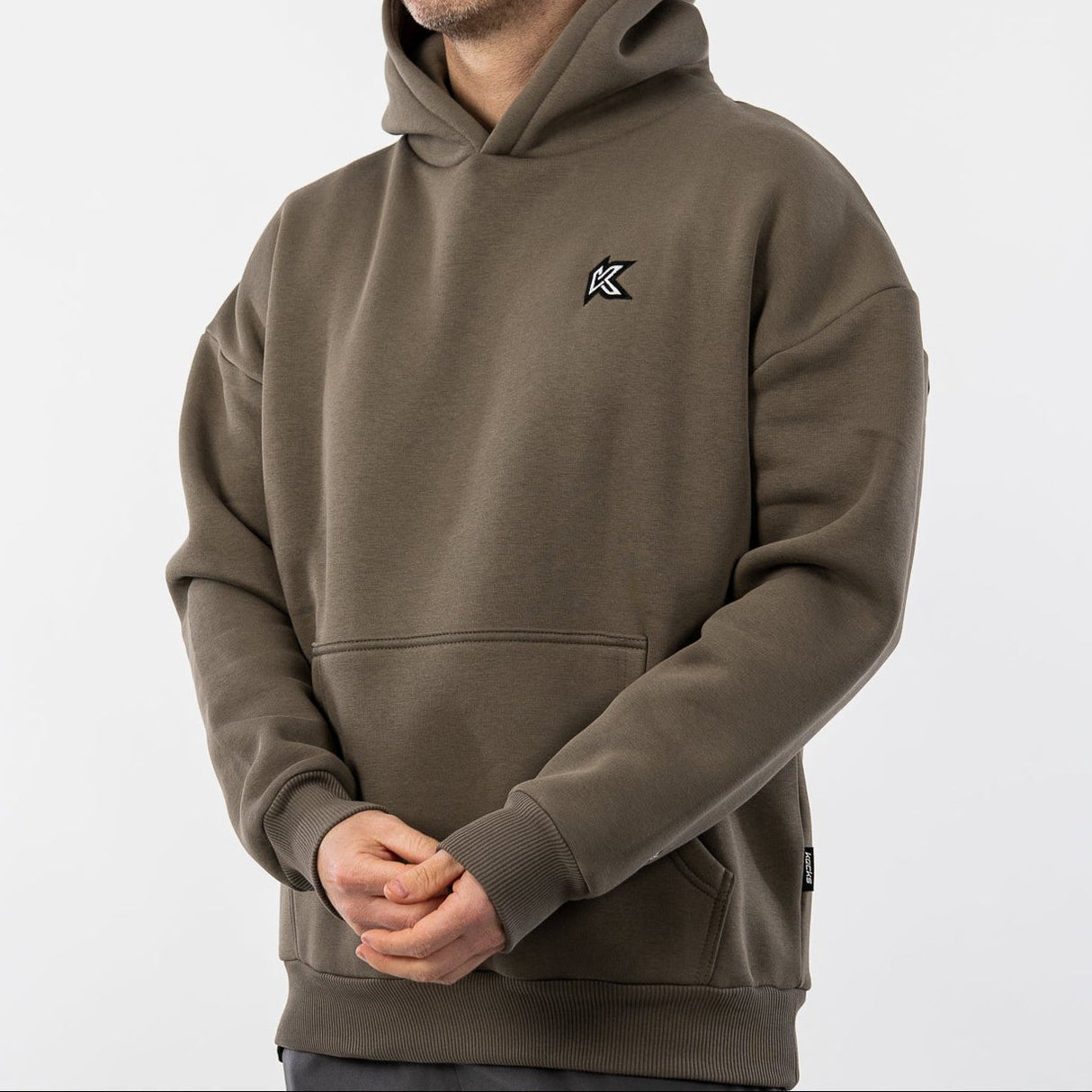 K Icon Hoodie Stone