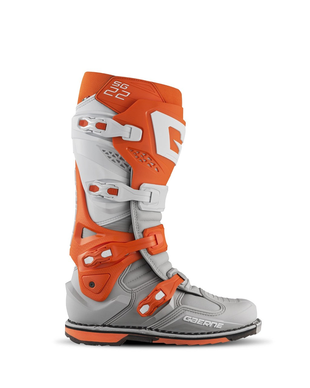 GAERNE SG22 ORANGE/WHITE/GREY BOOTS