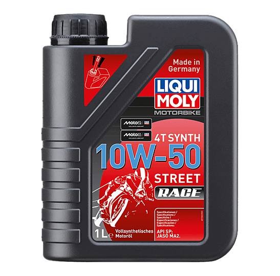 ENGINE OIL 4T SYNTHETIC 10W-50 STREET RACE 1L LIQUI MOLY - 1502