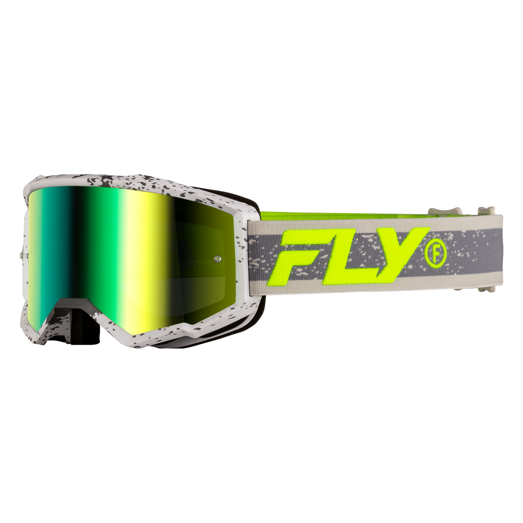 Zone Goggle - Dark Grey/Hi-Viz/Green Mirror