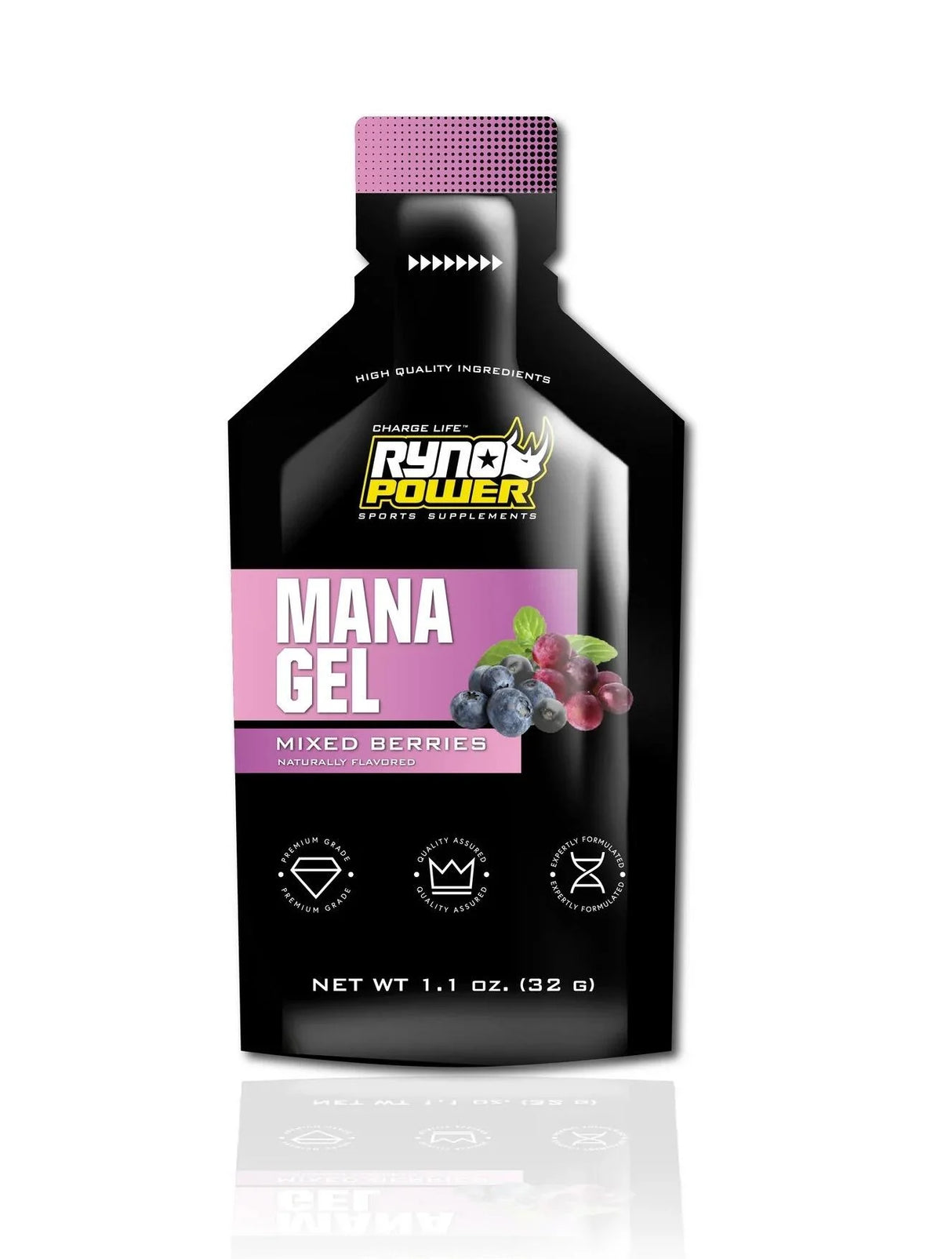 Ryno Power Mana Gel - Mixed Berries