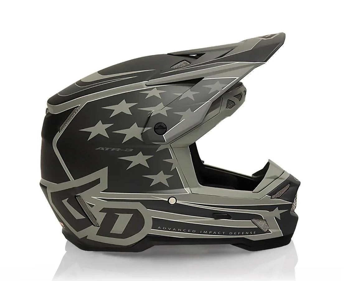 Matte Black ATR-3 Patriot Helmet with Sleek Design