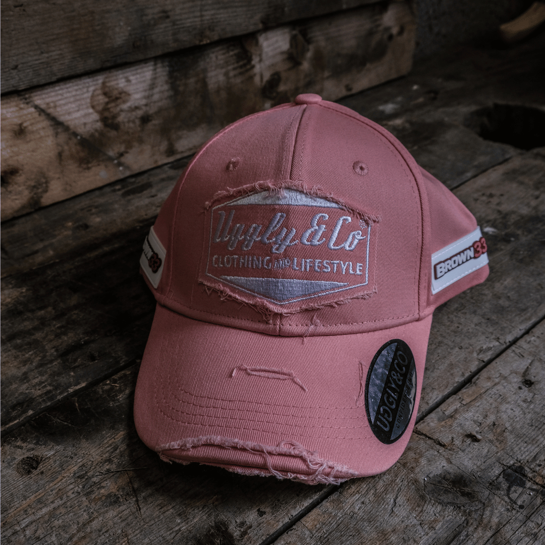 Washed Pink Diamond Vintage Baseball Cap