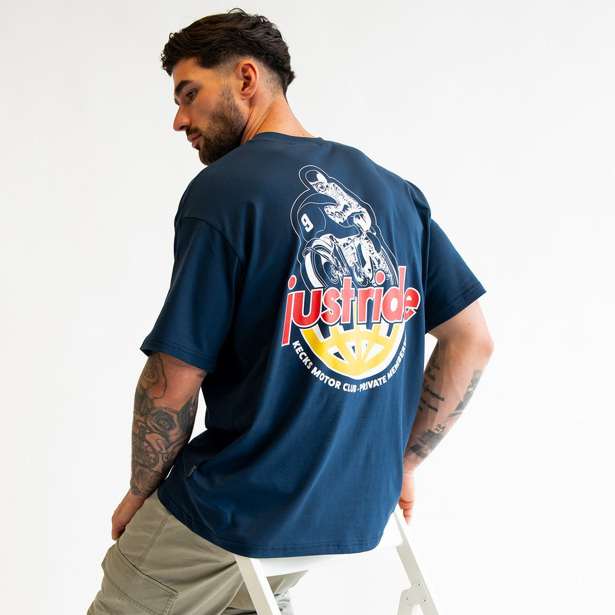 Members Navy Tee