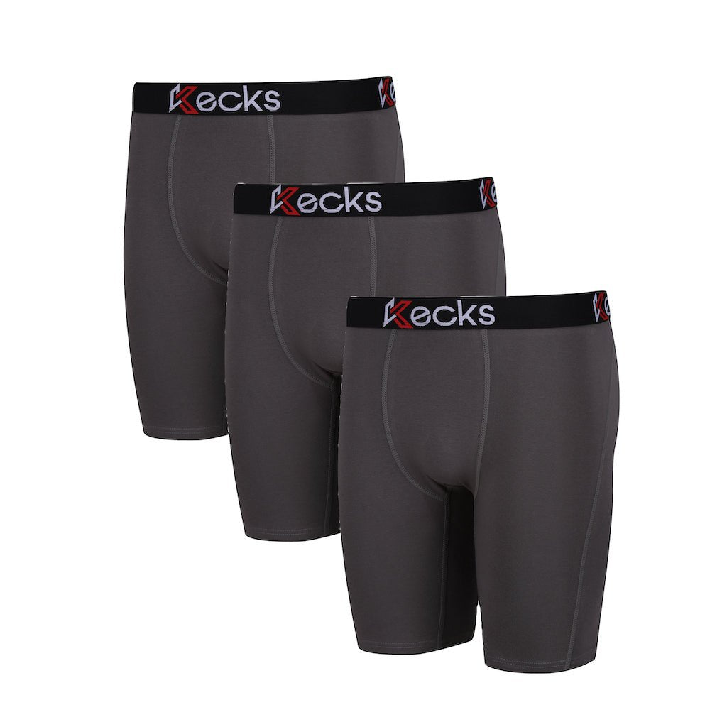 Mens Grey Multipack Boxer Shorts
