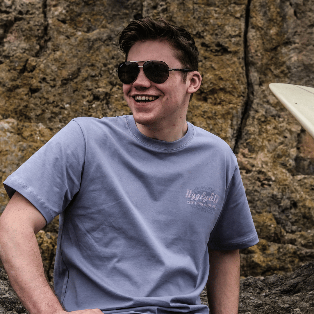 Purple Surf Diamond Tee
