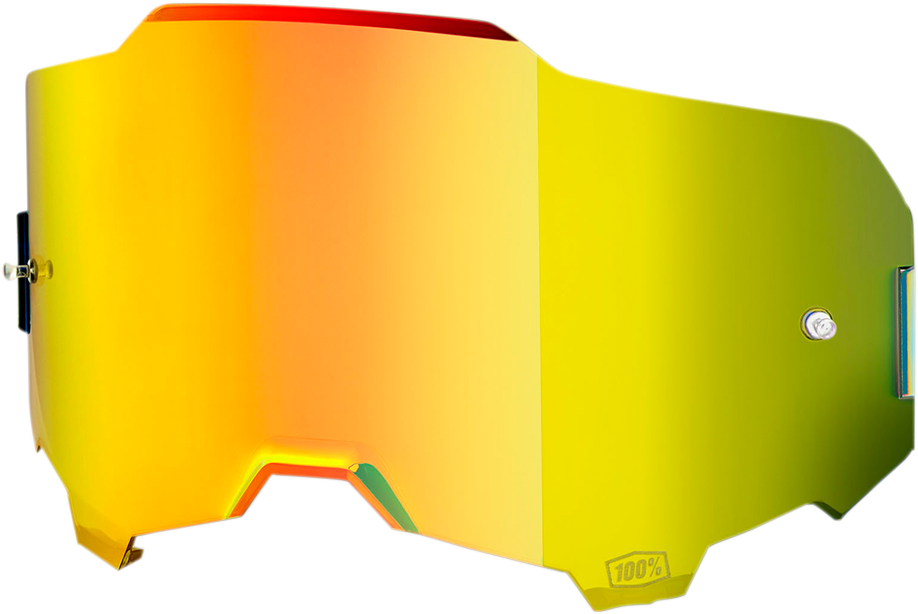 100% Armega / Armatic Replacement Lens in Mirror Gold finish, designed for optimal visibility and style.