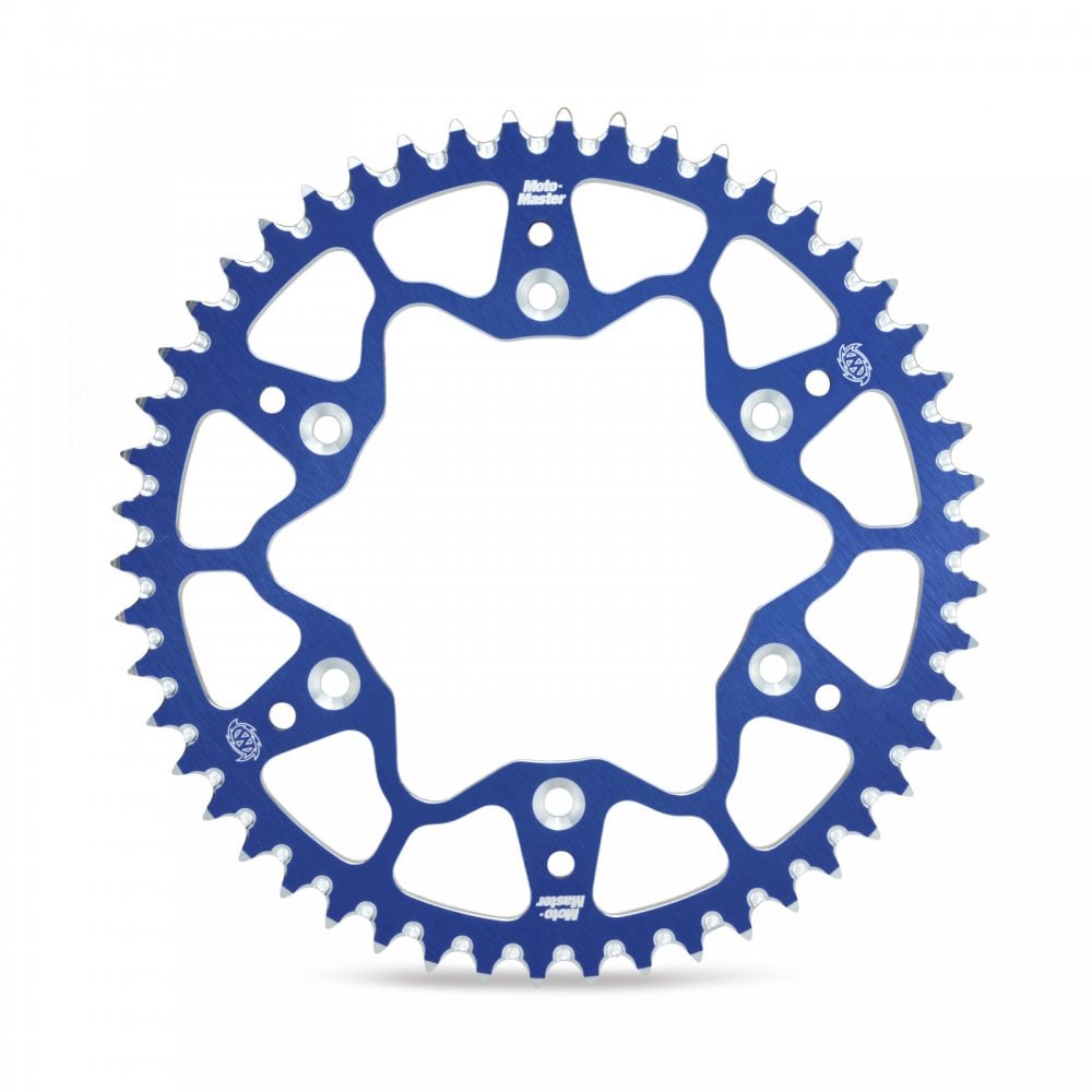 MOTO-MASTER ALUMINIUM REAR SPROCKET - BLUE YAMAHA/FANTIC YZ/YZF/WRF XX/XXF/XE/XEF 125-450 99-25