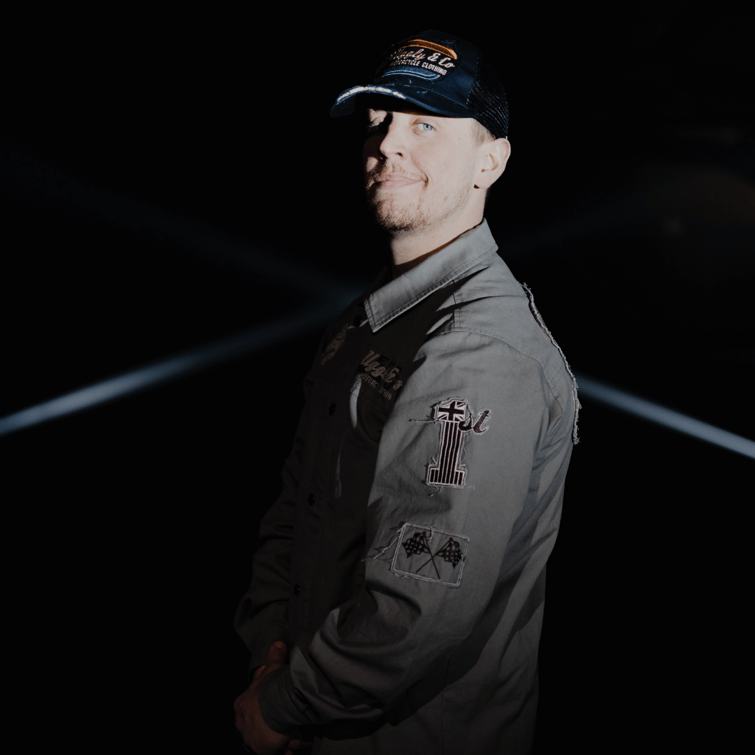 Grey Flattrack Moto Shacket