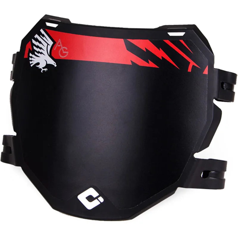 ODI DH Number Plate - Graphite, Blue, Black, Red