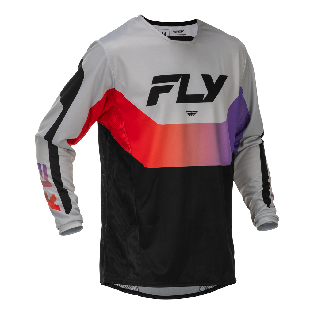 Kinetic 2026 Jersey - Grey/Red/Purple/Black