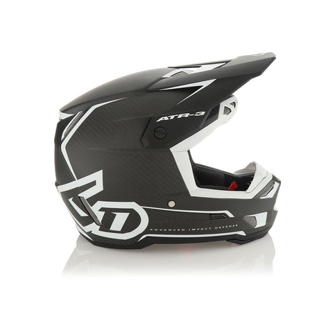 Matte White ATR-3 Nova Helmet with Sleek Design and Advanced Ventilation System