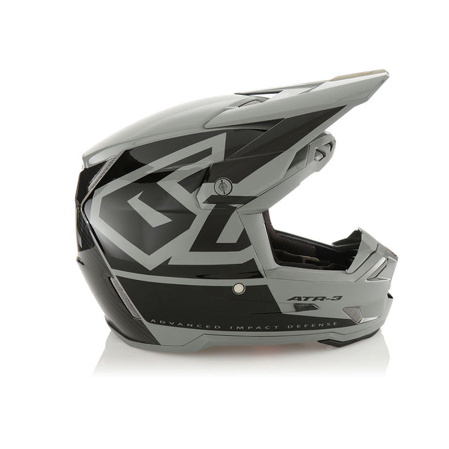 Gloss Black ATR-3 Hex Helmet with Sleek Design