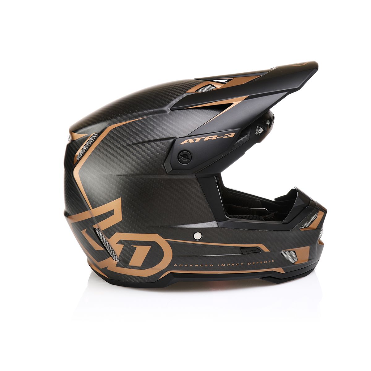 Matte Bronze ATR-3 Nova helmet with sleek design and advanced safety features.