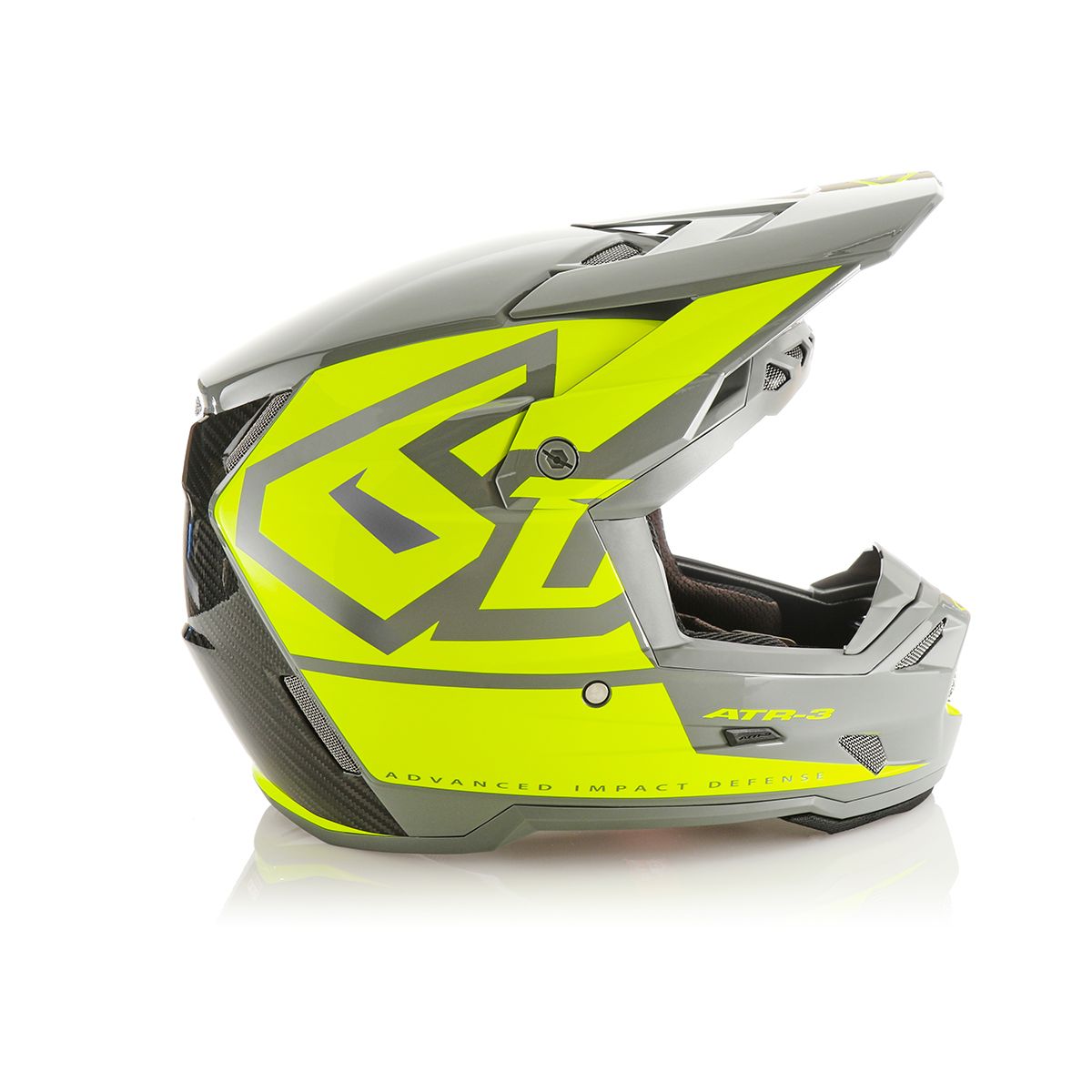 Gloss Neon Yellow ATR-3 Hex Helmet
