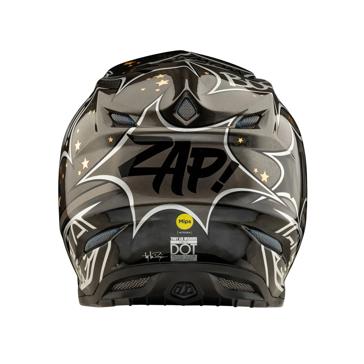 Troy Lee Designs SE5 Carbon Helmet W/MIPS Cosmic Explosion Gray