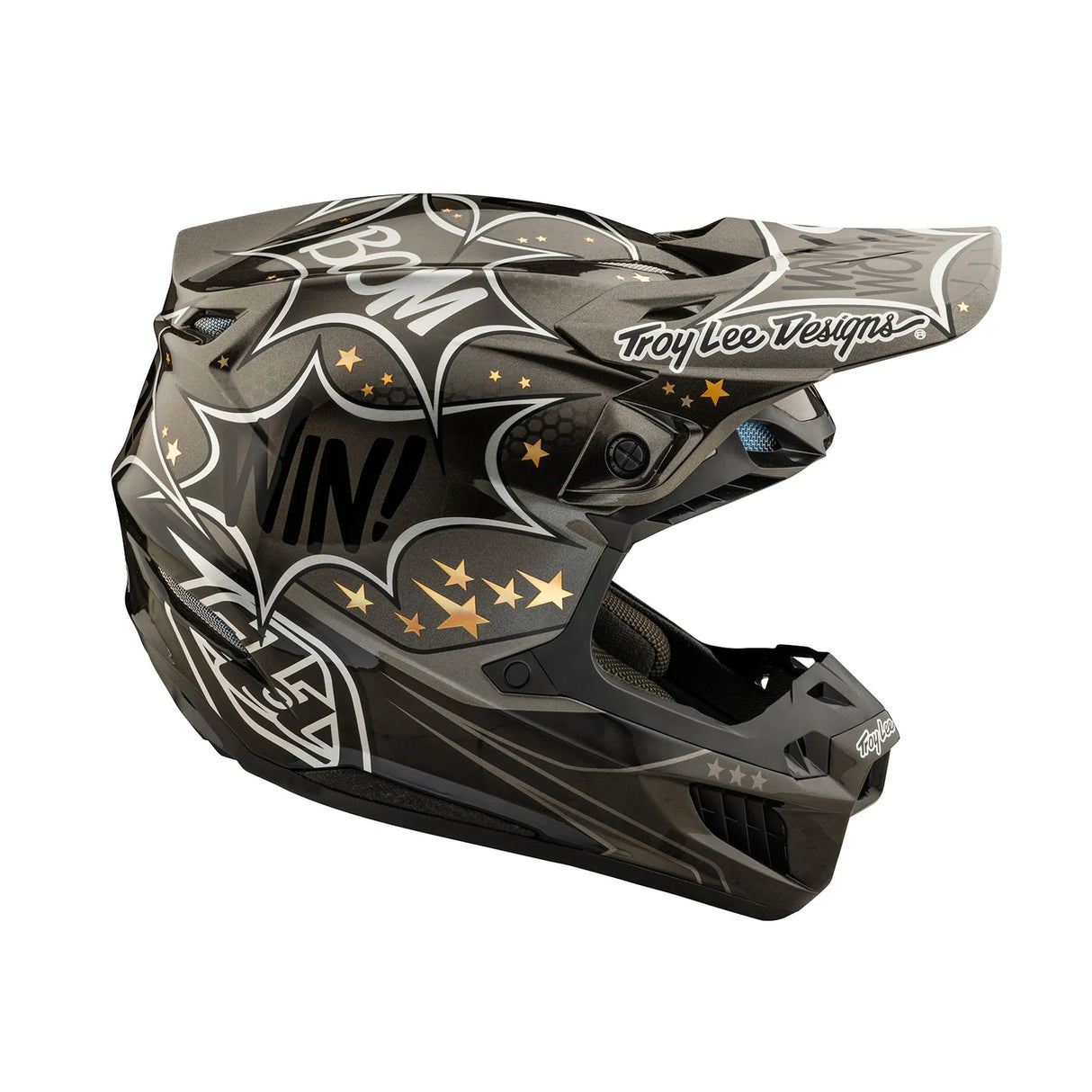 Troy Lee Designs SE5 Carbon Helmet W/MIPS Cosmic Explosion Gray