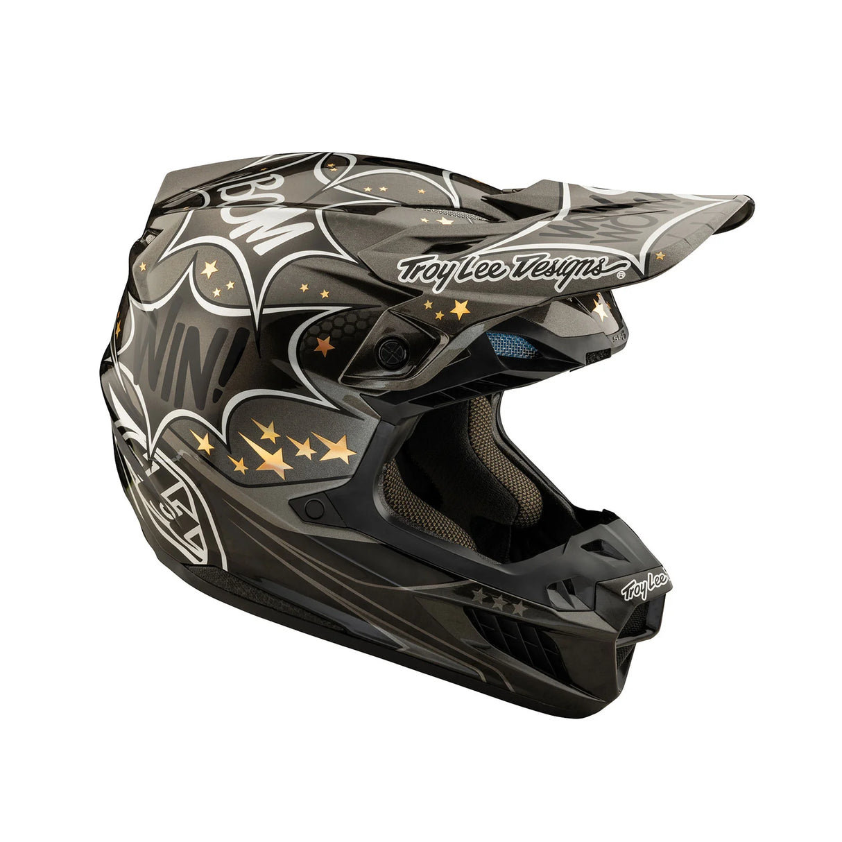 Troy Lee Designs SE5 Carbon Helmet W/MIPS Cosmic Explosion Gray