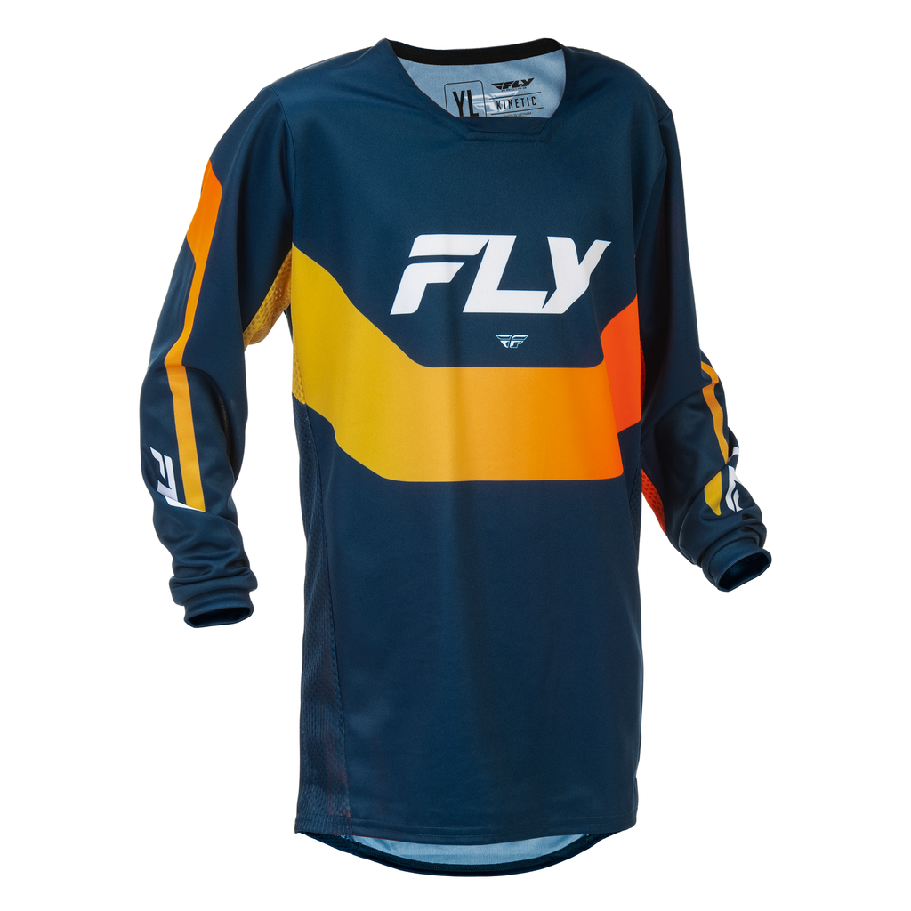 Kinetic 2026 Youth Jersey - Navy/Orange