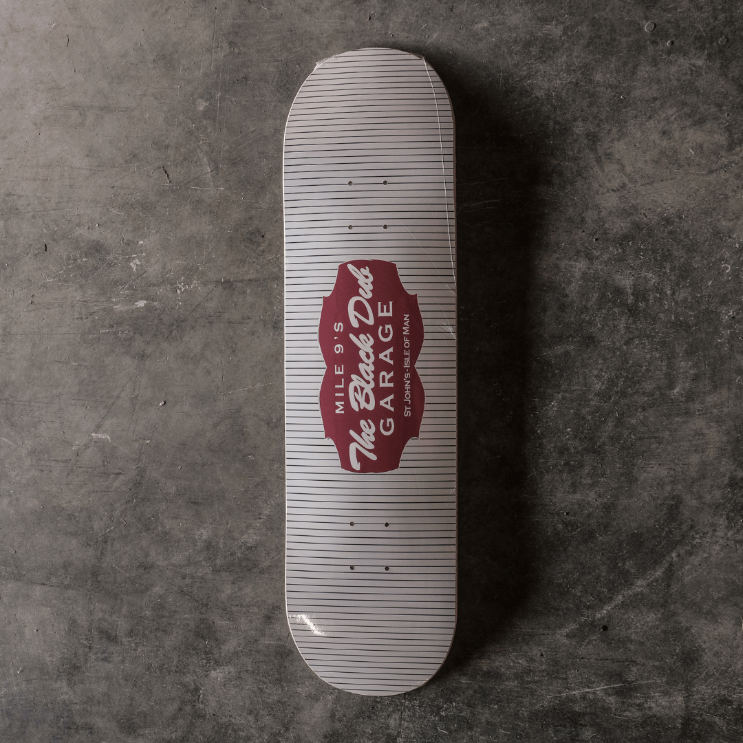 Pinstripe Garage Skateboard Deck