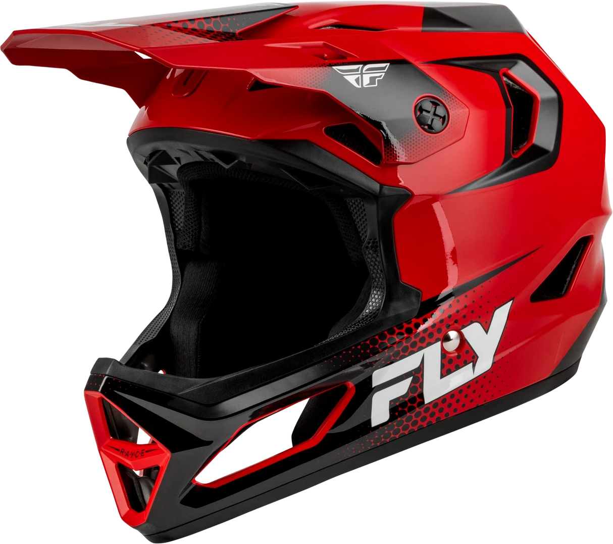 Fly Racing Youth Rayce Sonar Bicycle Helmet - Red/Black/White