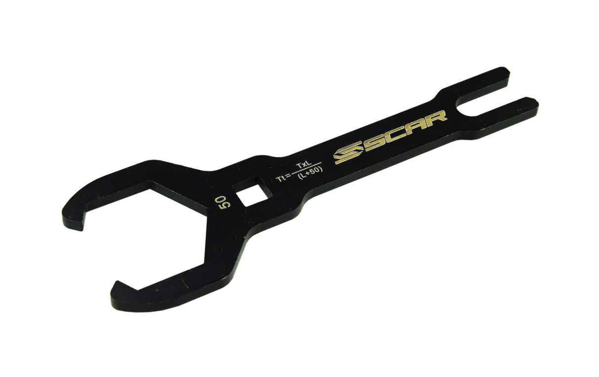 SCAR Racing Fork Cap Wrench 2007-2026 GasGas Husqvarna KTM EC MC EX TC TE TX FC FE FX EXC SX XC WP 50mm 6P
