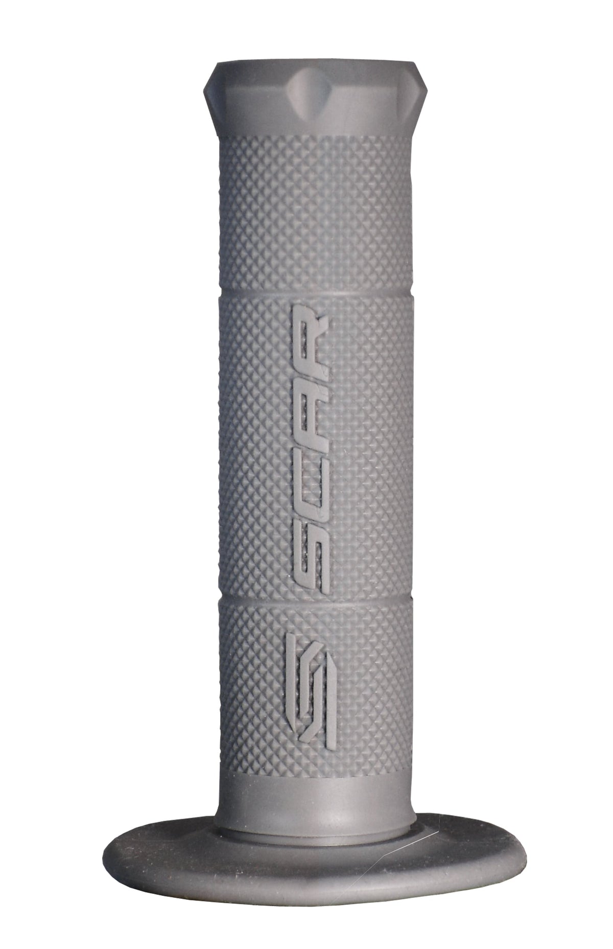 SCAR Racing Single Density MX Grips Grey Soft Compound Diamond Half Waffle