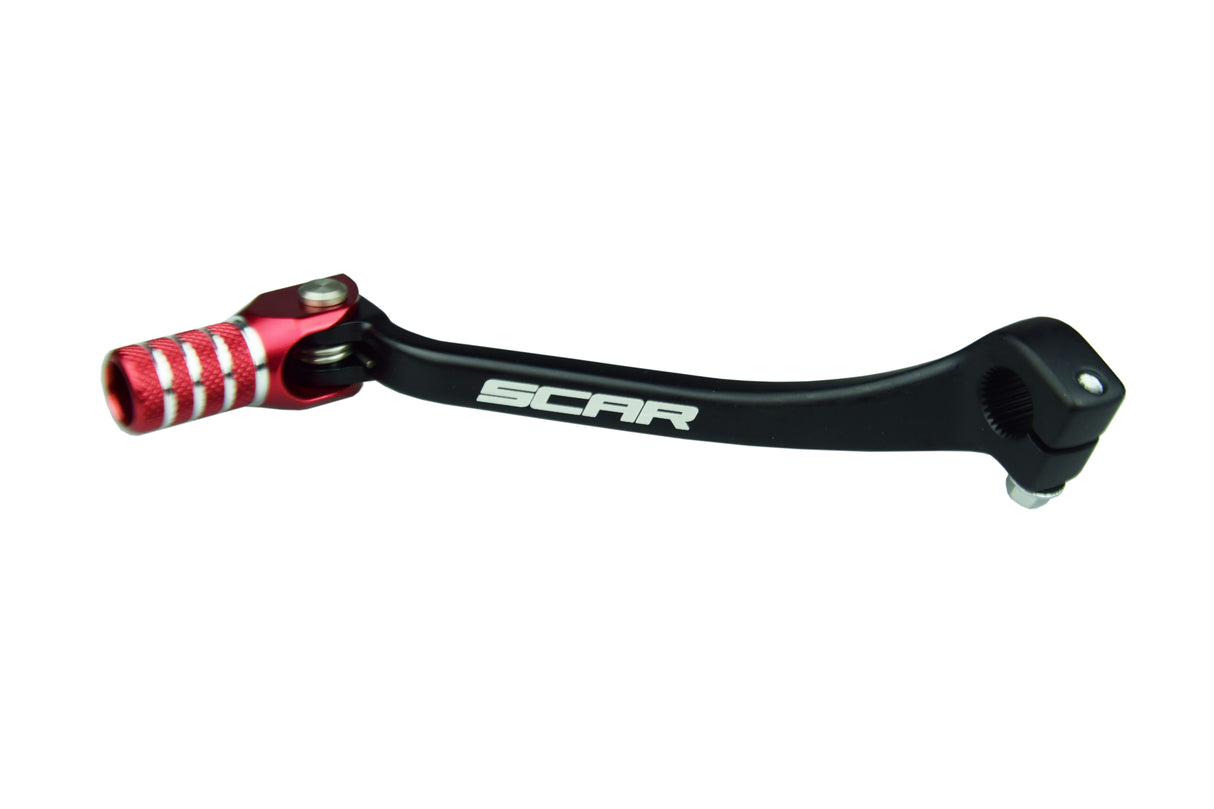 SCAR Racing Gear Shift Lever Red Tip 2017-2026 Honda CRF 250 450 L R RL RWE RX X Aluminium 700-MKE-305