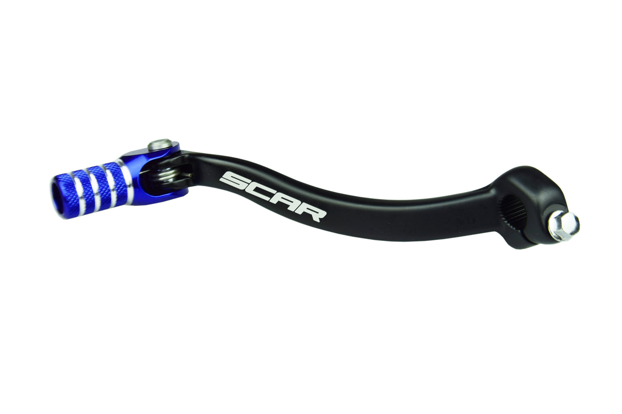 SCAR Racing Gear Shift Lever Blue 2017-2019 Yamaha WR YZ F X 250 450 Tip Forged Aluminium