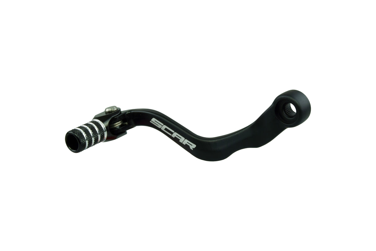 SCAR Racing Gear Shift Lever Black 2009-2026 GasGas Husqvarna KTM MC TC SX 65 Tip