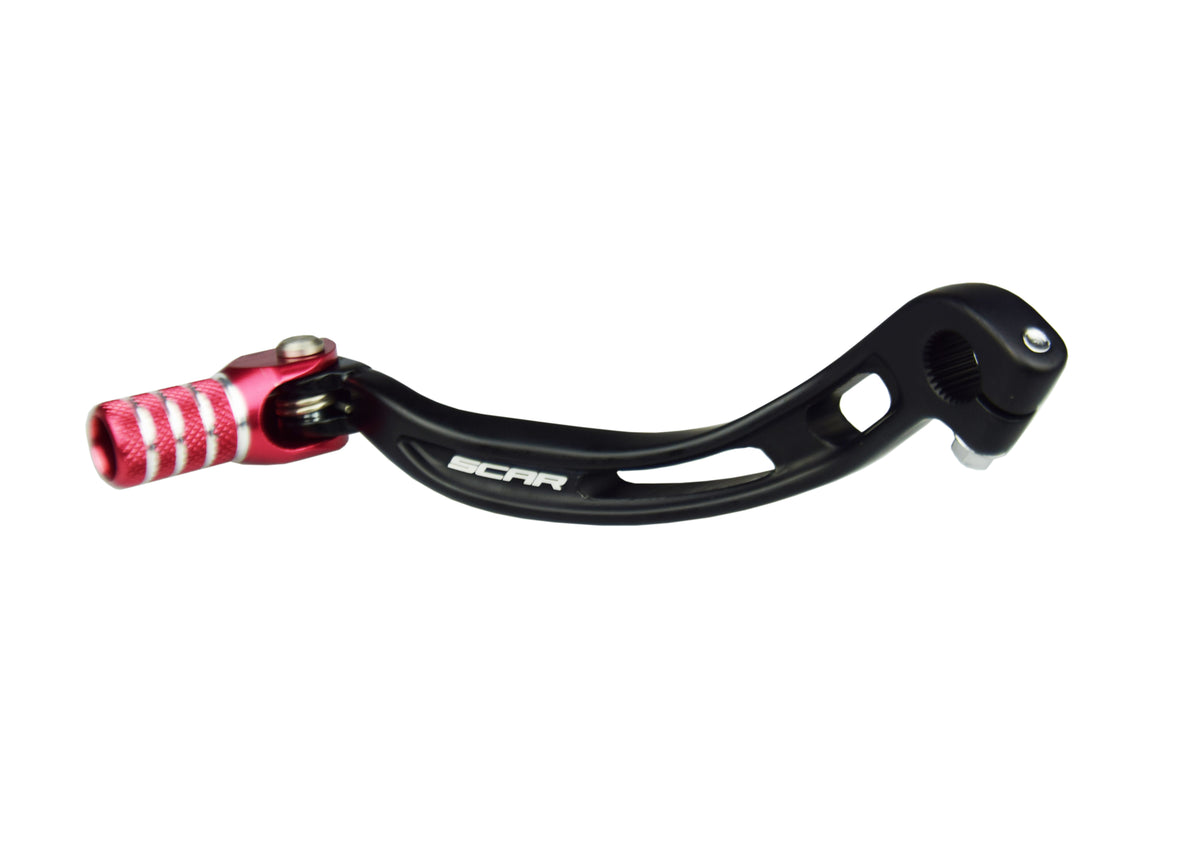 SCAR Racing Gear Shift Lever Red Tip 2013-2026 Beta RR Race X-Pro RX Xtrainer 125 200 250 300 350 390 430 480