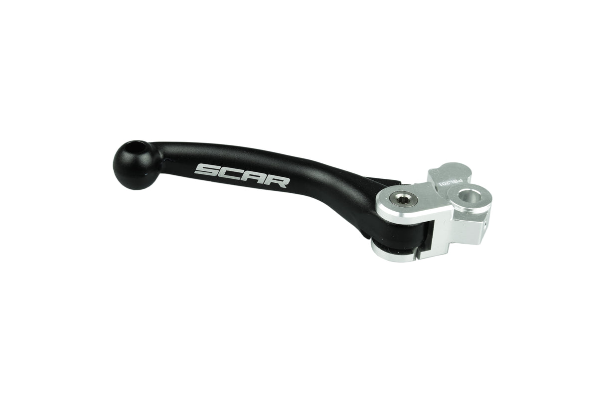 SCAR Racing Brake Flex Lever Black 1992-2026 Beta RR RX Xtrainer GasGas EC Honda CR CRF XR Rieju MR TM