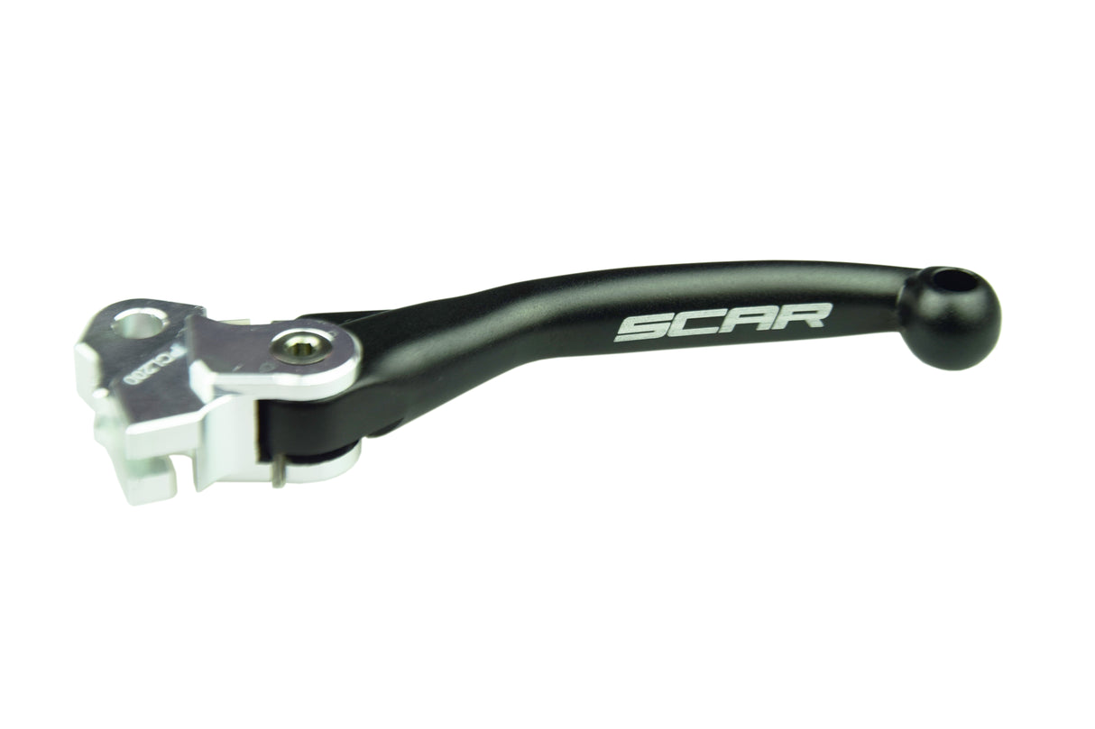 SCAR Racing Pivot Clutch Lever Black 2004-2026 Honda CR CRF 125 150 230 250 300 450 F R RX X Unbreakable