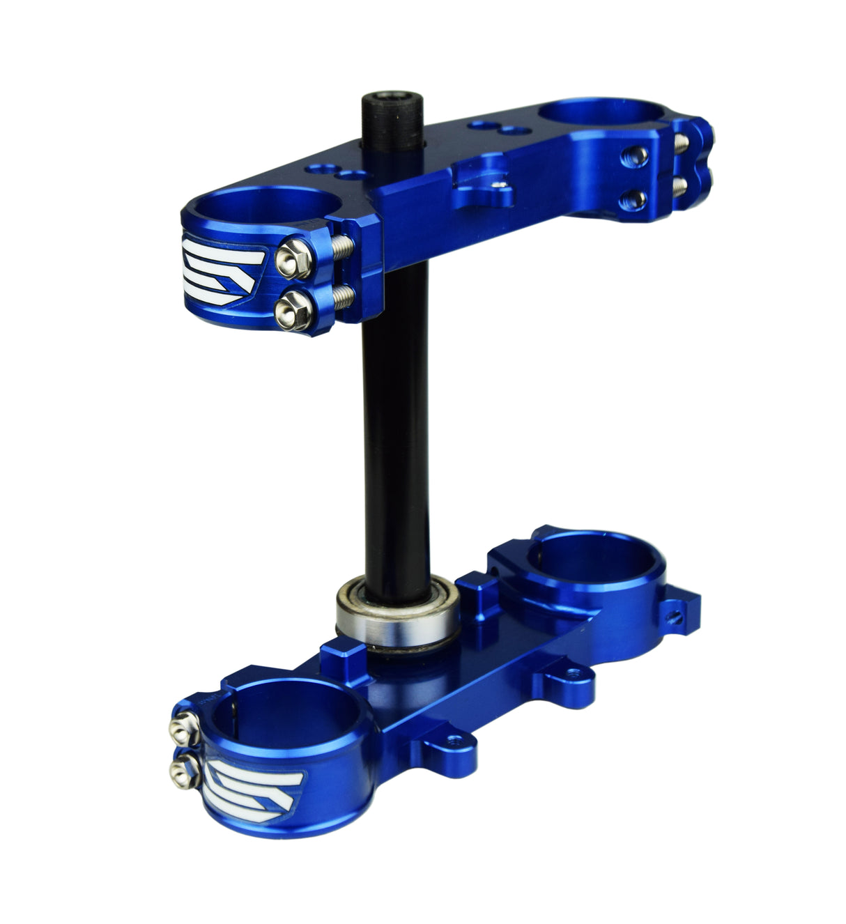 SCAR Racing Triple Clamps Blue YZ 65 85 Offset 25mm