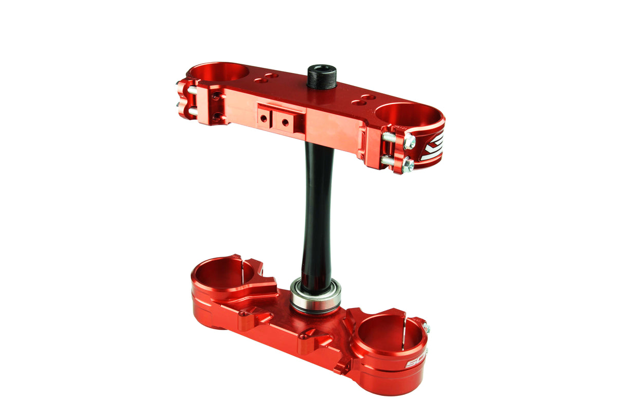 SCAR Racing Triple Clamps Red 2022-2025 CRF Offset 22mm