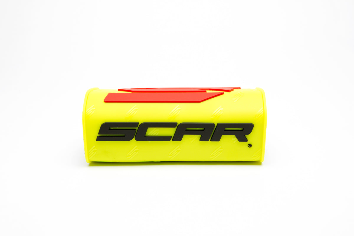 SCAR Racing Oversize Handlebar Pad Yellow Fluo