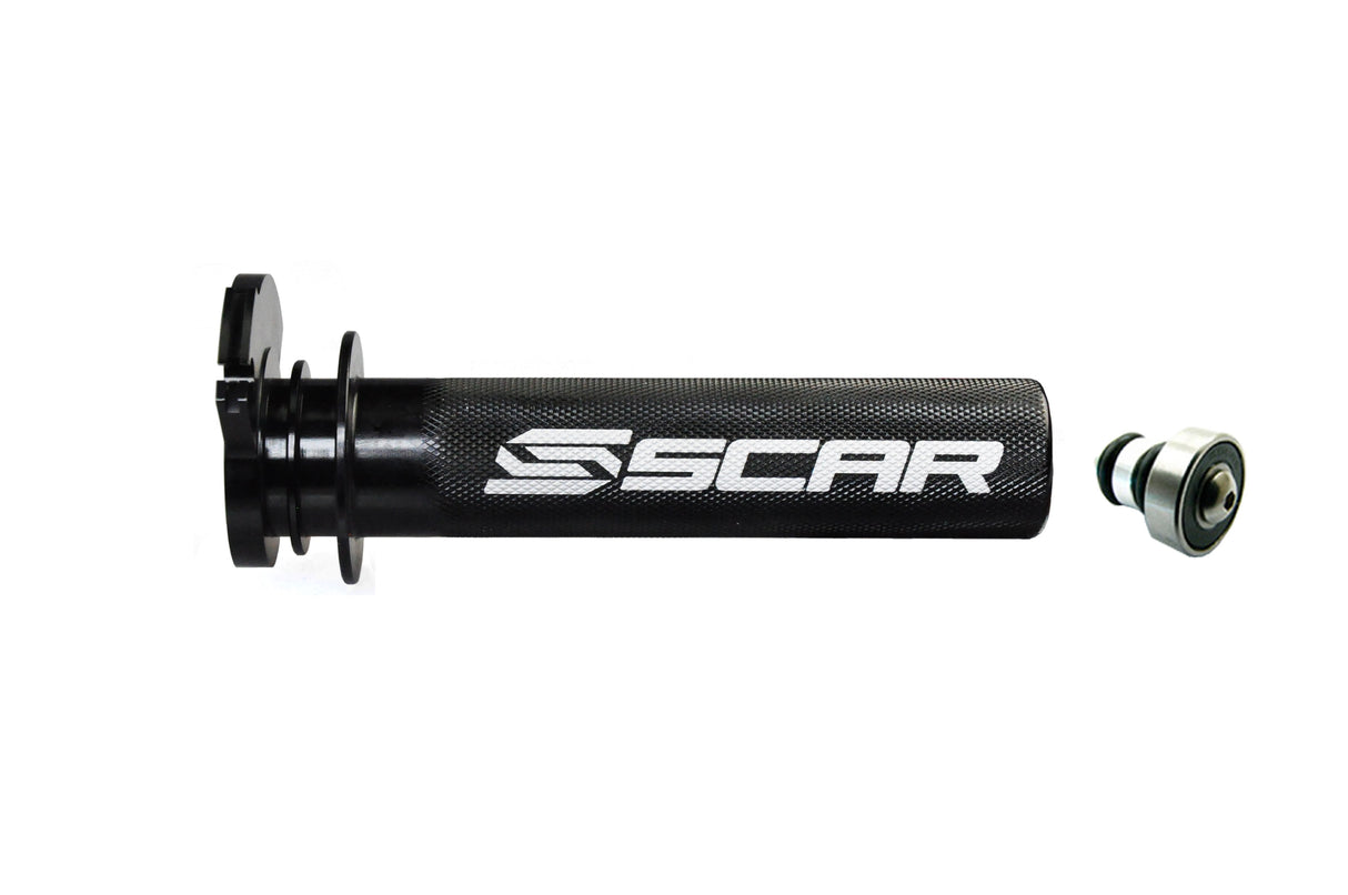 SCAR Racing Aluminium Throttle Tube With Bearing Black 1997-2026 Fantic Yamaha XE XX YZ 125 250 X