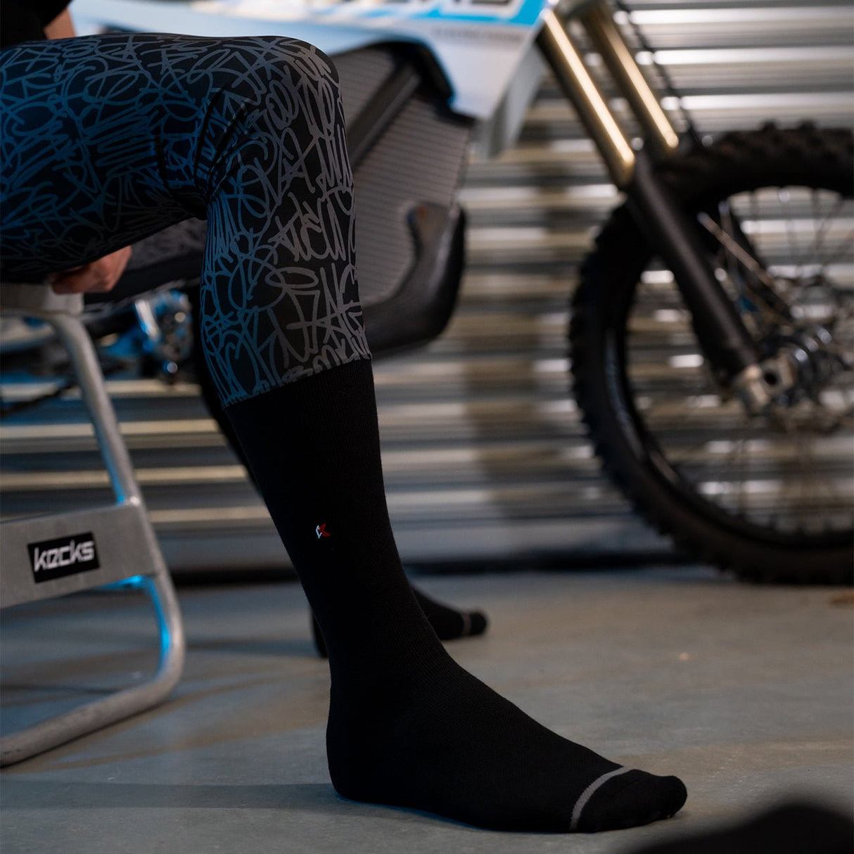 Scribble Moto Sock