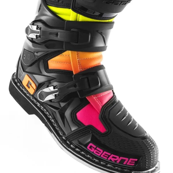 Gaerne SG12 BLack/Orange/Pink MX Boots