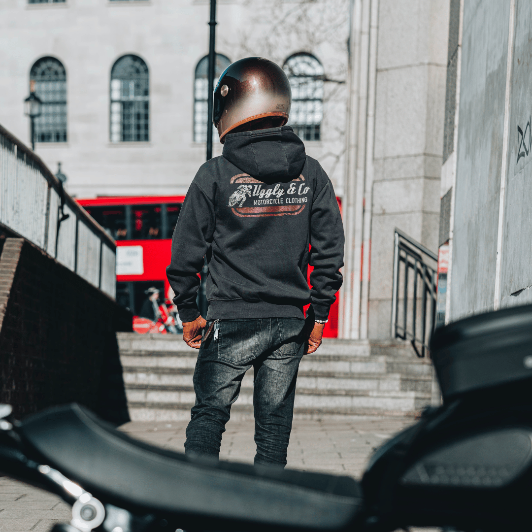 Black Flattrack Hoodie