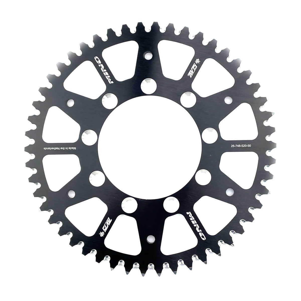 REAR SPROCKET ALLOY TM RACING 98-26 MINO 25-748-50 348-520-50 BLACK
