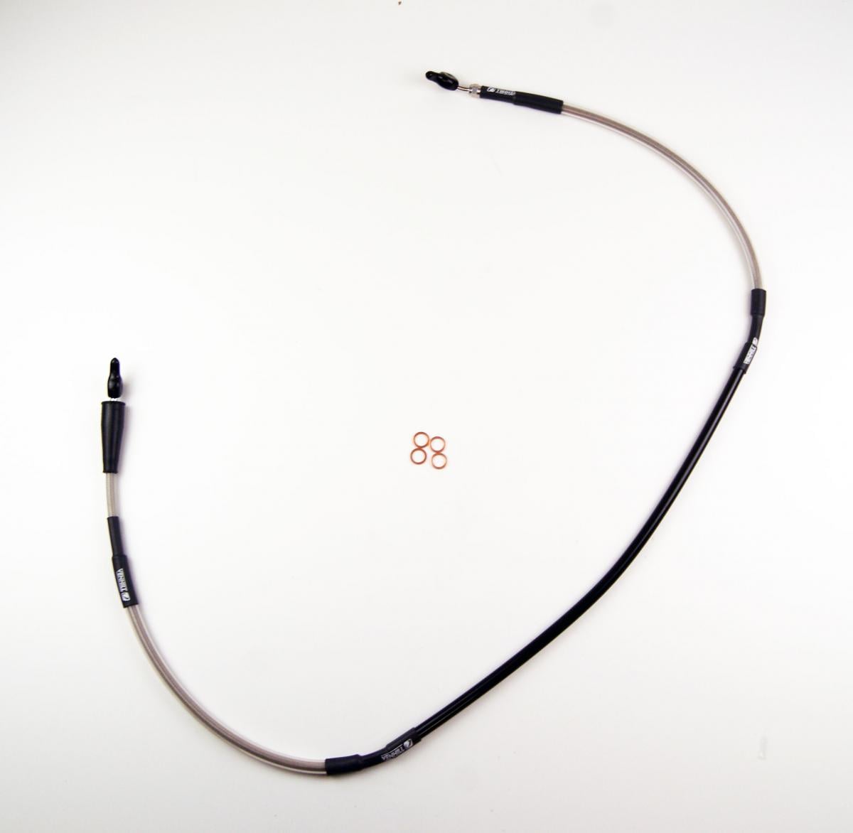 Venhill SUZUKI HOSE FRONT BRAKE SILVER / BLK S01-1-039/P-CL, 59480-28H12, 59480-28H11, 59480-28H10