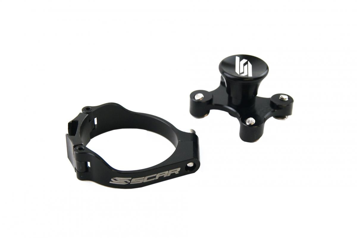 SCAR Racing Launch Control Black 2002-2026 GasGas Husqvarna KTM MC EE TC SX 5 50 65 WP 45.4mm