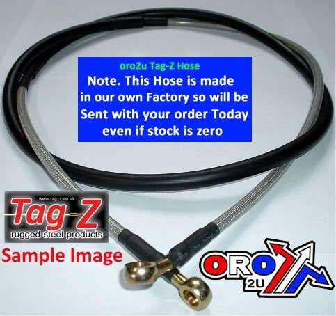 Venhill HONDA CRF HOSE REAR BRAKE SILVER / BLK H02-2-038/P CRF450R 9-