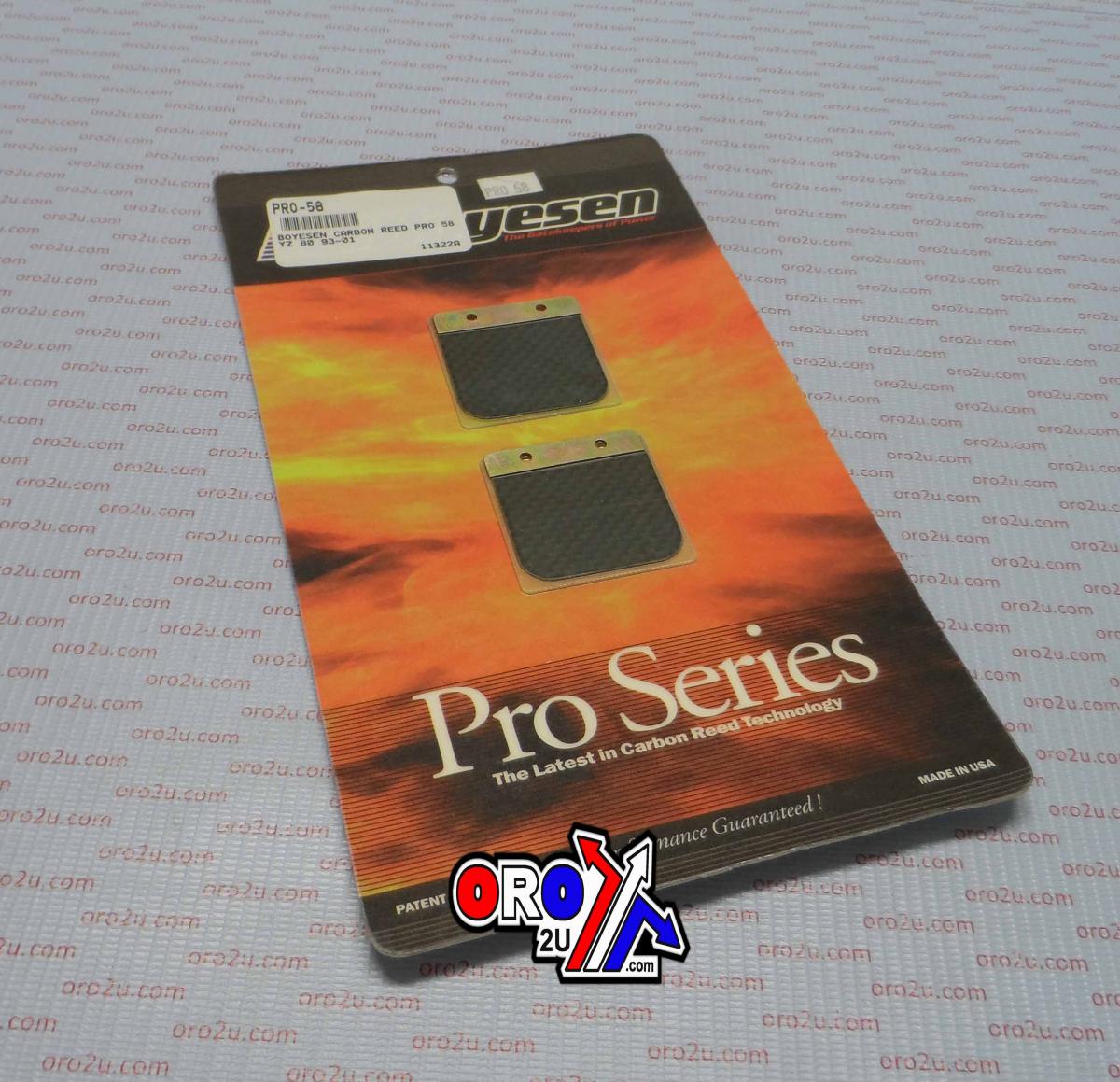 BOYESEN PRO-58 BOYESEN REEDS, Boyesen Pro Series Reeds - PRO, PRO58
