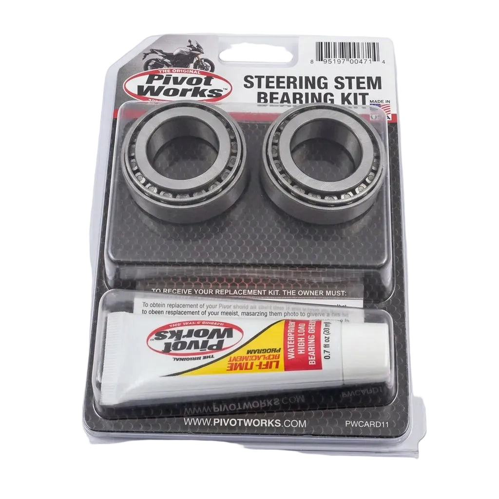 STEERING STEM BEARING KIT 92-09 HONDA CR80R CR85R CRF150 XR250R XR650L PIVOT WORKS PWSSK-H04-420