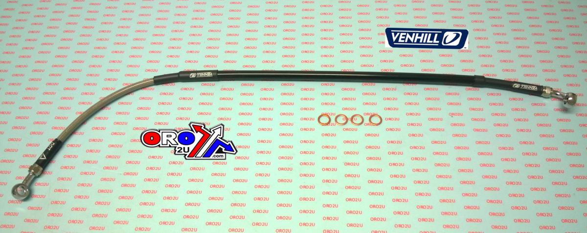 Venhill KTM HOSE REAR BRAKE SILVER / BLK K01-2-019/P-CL K01-2-027/P-CL
