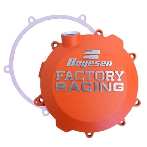 BOYESEN CLUTCH COVER 17-21 KTM 250 SX XC, BOYESEN CC-42CO, ORANGE