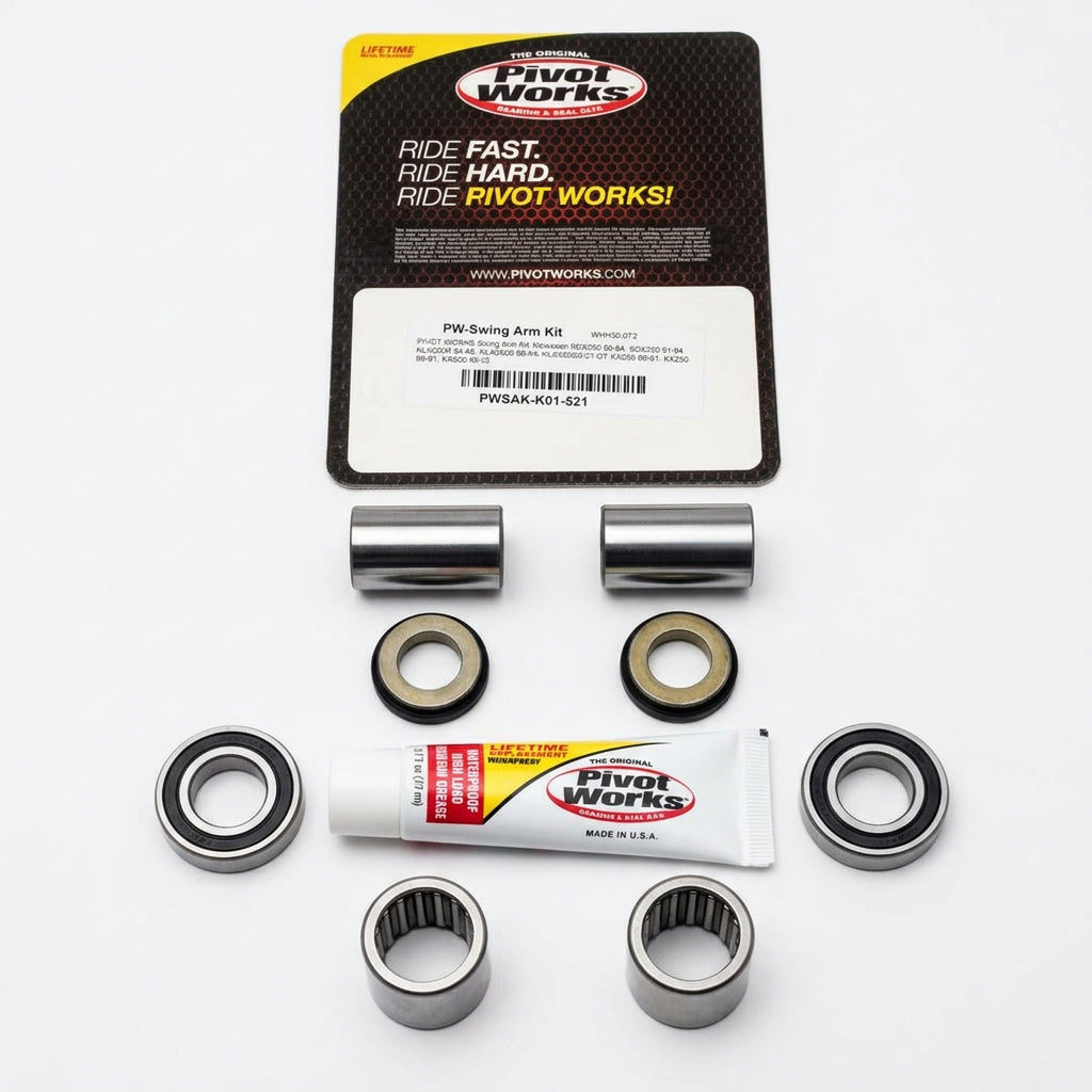 SWINGARM BEARING KIT KDX KLX KAWASAKI, PIVOT WORKS PWSAK-K01-521