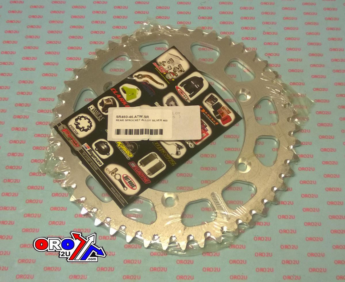 MINO REAR SPROCKET ALLOY SILVER 460, 25-61246 SILVER